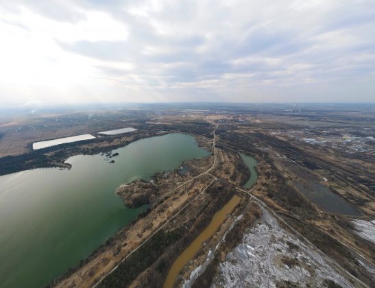 Неймовірні світлини Домбровського кар’єру з висоти пташиного польоту ФОТО