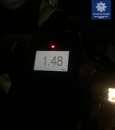 За минулий тиждень на Прикарпатті патрульні виявили більше 20 п'яних водіїв ФОТО