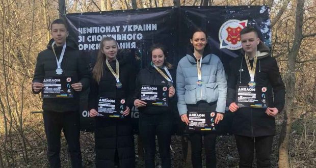 Калуські “орієнтувальники” вибороли п’ять призових місць на чемпіонаті України