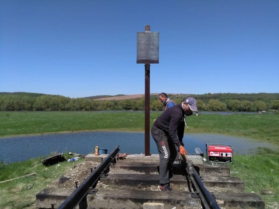 На Прикарпатті створили пам’ятний знак Галицькій трансверсальній залізниці ФОТО