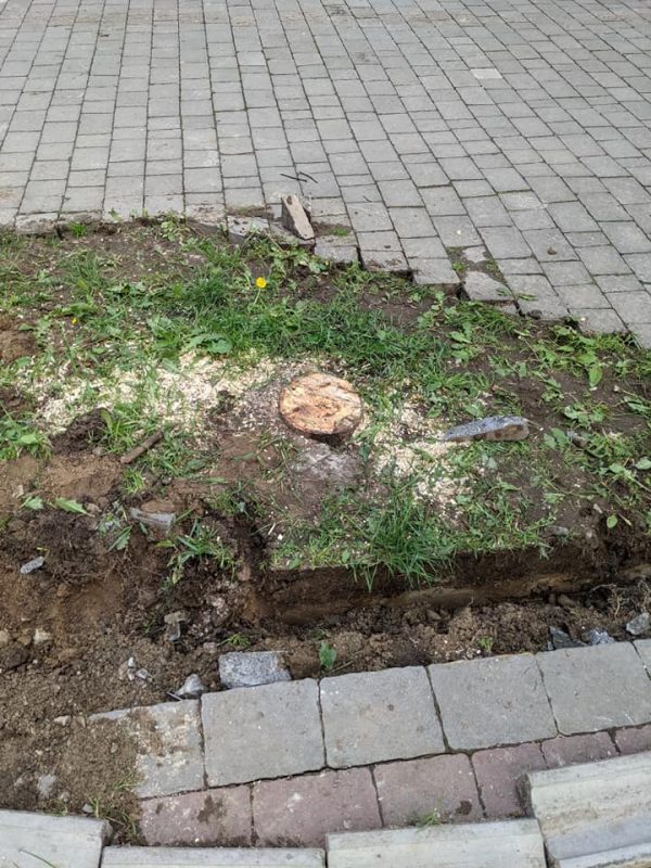 зрізали