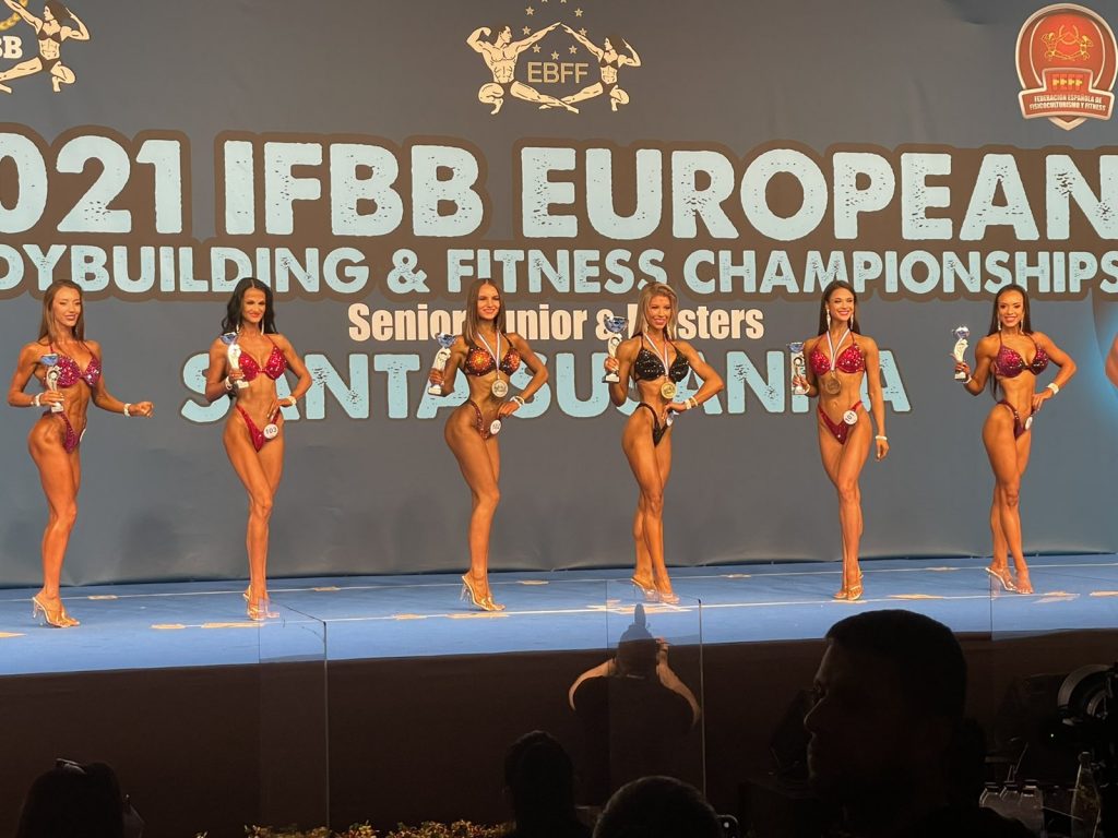Прикарпатка завоювала срібло на Чемпіонаті Європи з бодібілдингу ФОТО