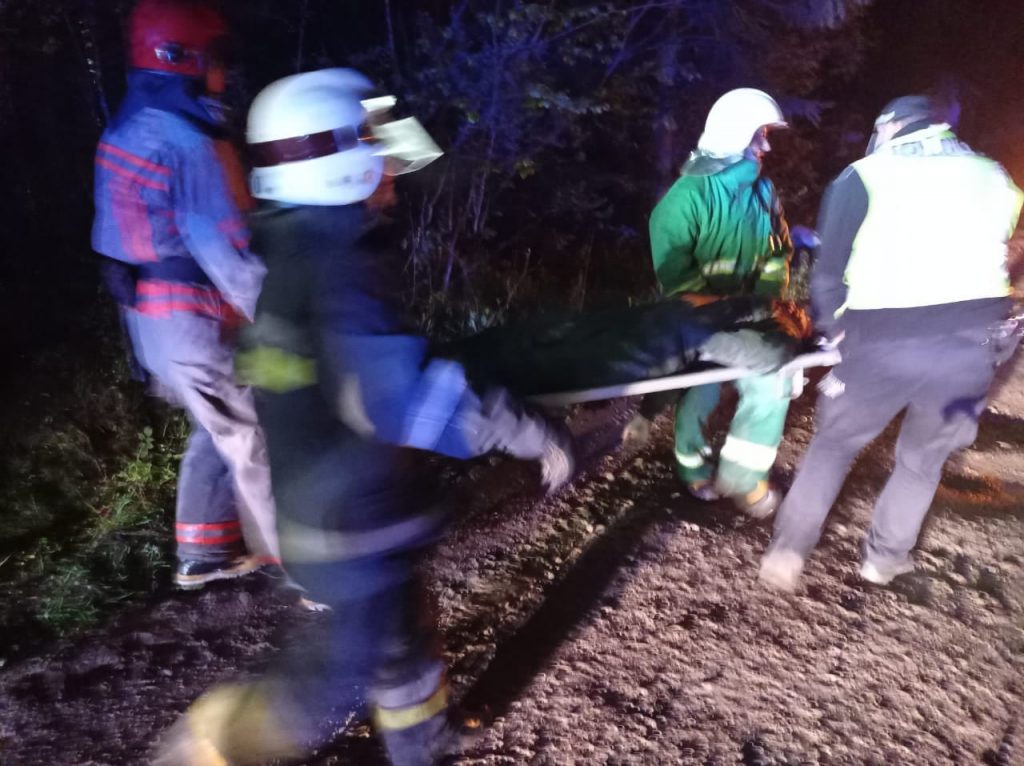 Цієї ночі на Франківщині завантажений лісовоз упав з мосту в гірську річку - двоє осіб загинуло ФОТО