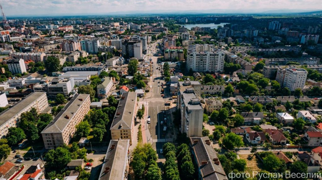 З’єднані Бульвари з висоти пташиного лету: франківський фотограф поділився цікавими фото