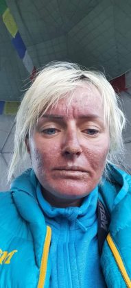 Франківська альпіністка Христина Мохнацька запевняє, що вийшла на Еверест ФОТО