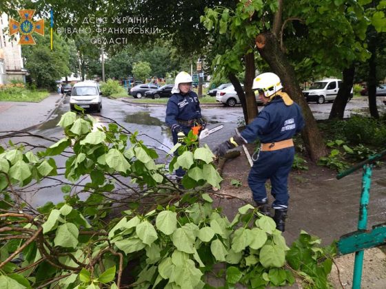 Рятувальники ліквідували наслідки негоди