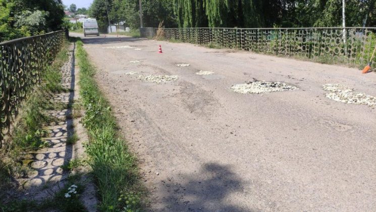 Прикарпатці власними силами відремонтували дорогу ФОТО