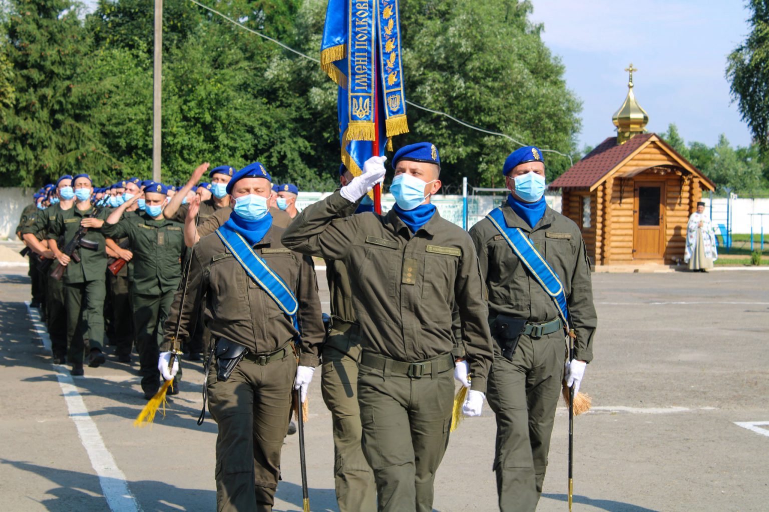 В Івано-Франківську декілька десятків молодих нацгвардійців склали присягу на вірність українському народові