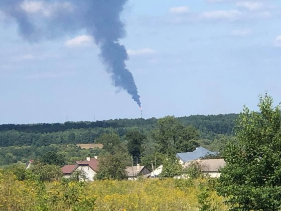 На одному із заводів Калуша трапилася масштабна пожежа ФОТО та ВІДЕО