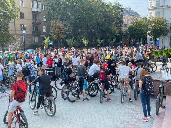 У Франківську стартував велопробіг ФОТОРЕПОРТАЖ