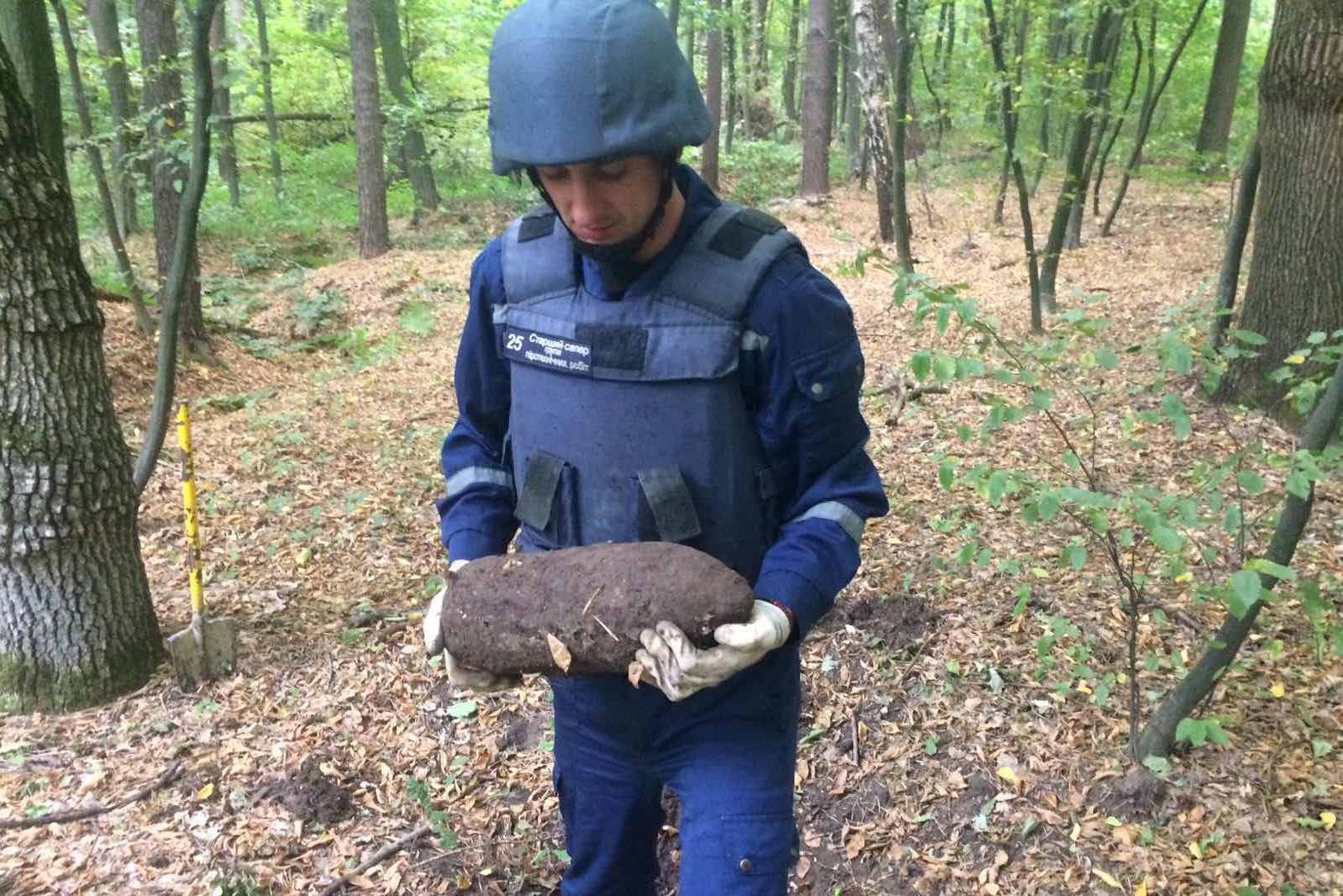 В передмісті Івано-Франківська знешкодили декілька вибухонебезпечних предметів