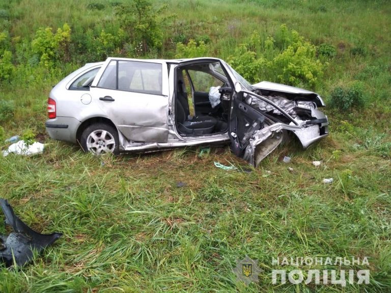 У прикарпатському селі водій за кермом легковика злетів з дороги у кювет