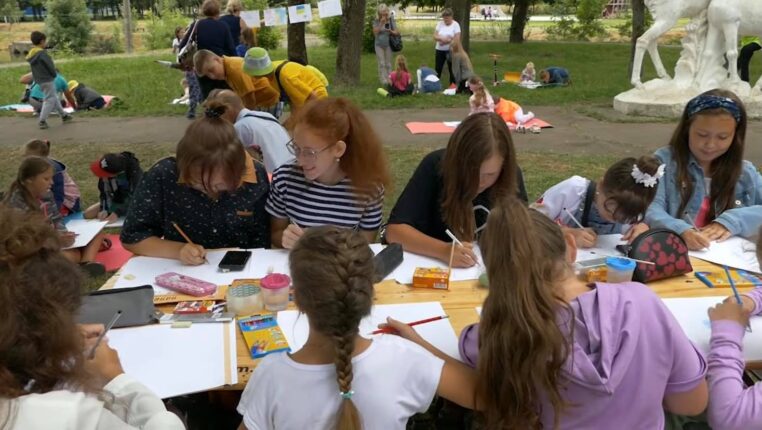 У Калуші провели мистецький пікнік «Незалежність очима дітей»