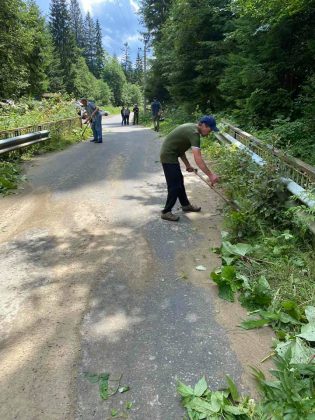 На Франківщині провели благоустрій довкола знаменитого водоспаду Гук ФОТОРЕПОРТАЖ