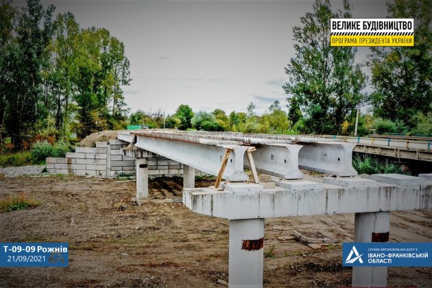 На Косівщині триває будівництво моста ФОТО