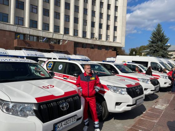 Прикарпаття отримало 29 нових автомобілів швидкої медичної допомоги ФОТО