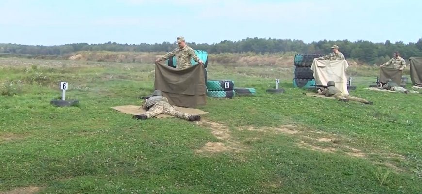 На полігоні в передмісті Івано-Франківська провели Єдиний стрілецький день ВІДЕО