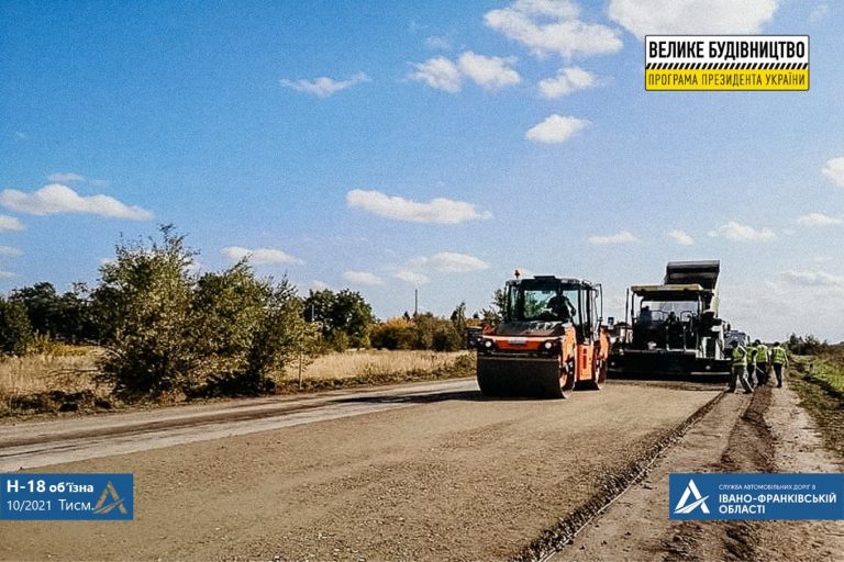 Триває ремонт об’їзної дороги біля Тисмениці ФОТО