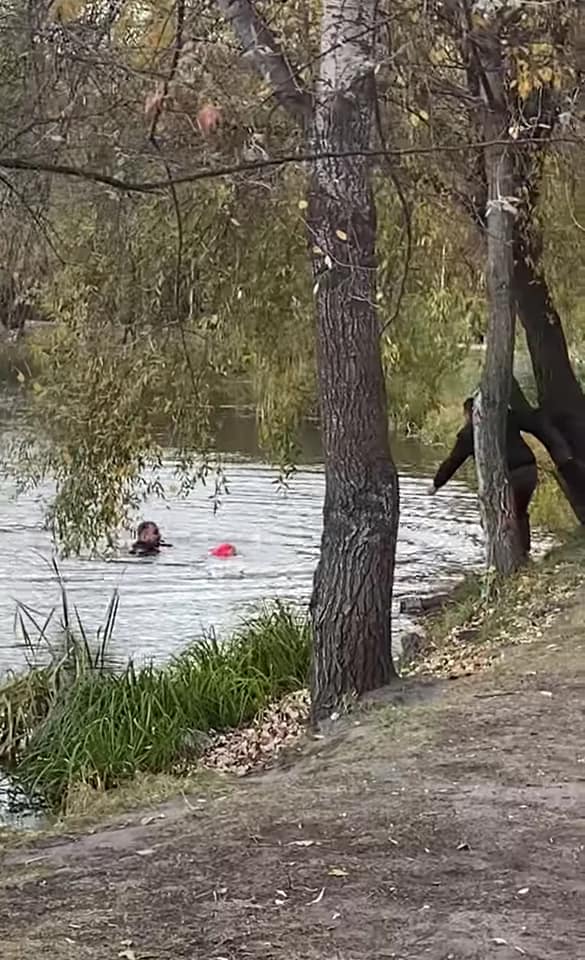 Франківський поліцейський врятував дворічну дівчинку, котра топилася на одній з водойм Києва ФОТО