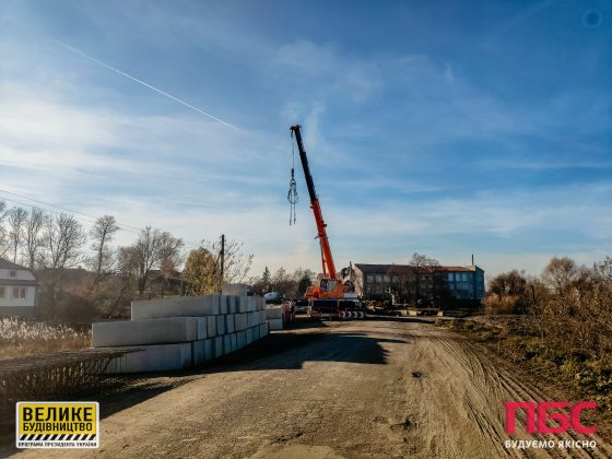 На Франківщині триває будівництво нового мосту ФОТО