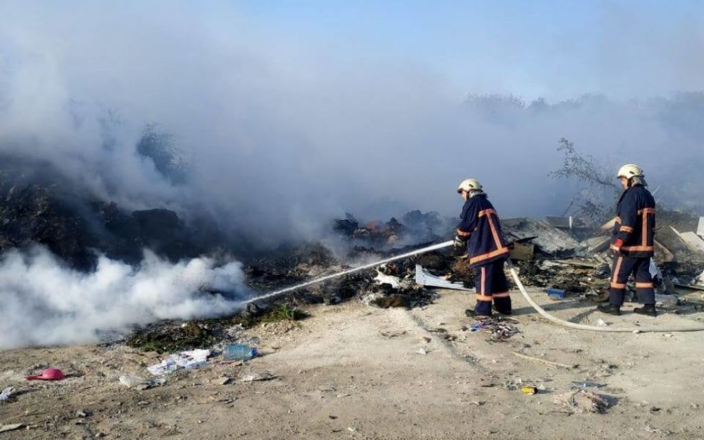 На сміттєзвалищі у Коломийському районі сталася пожежа
