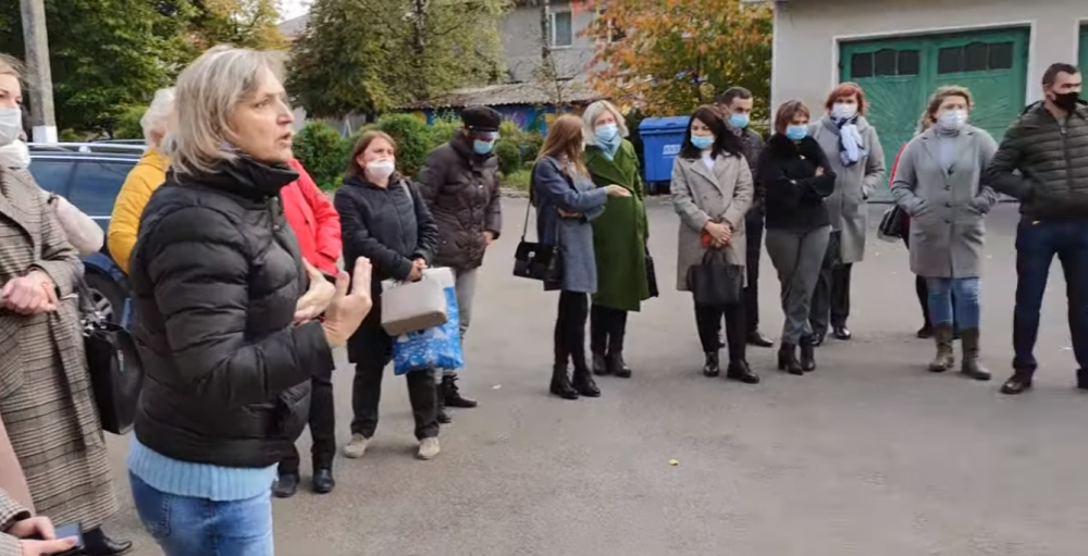 Через махінації із зарплатою освітяни Городенки вийшли на протест ВІДЕО