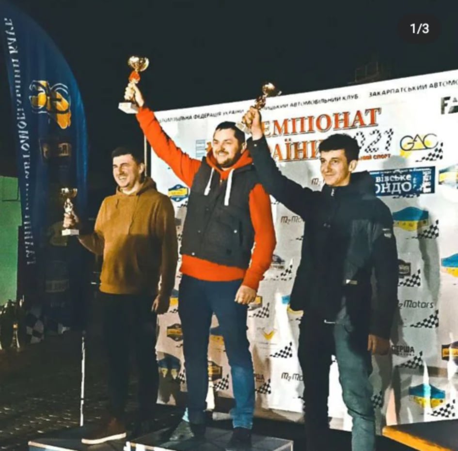 Мешканець Франківська виборов першість у всеукраїнських змаганнях зі автослалому ФОТО