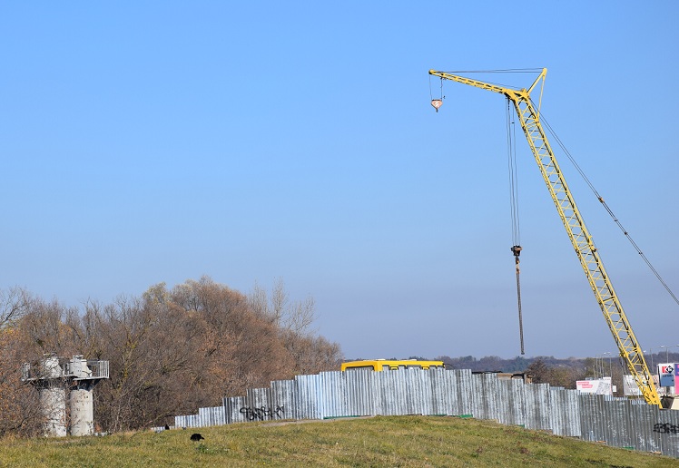 У Франківську розпочали будівництво розв’язки для нового моста на Пасічну ВІДЕО