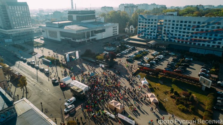 Frankivsk Half Marathon з висоти пташиного польоту ФОТО