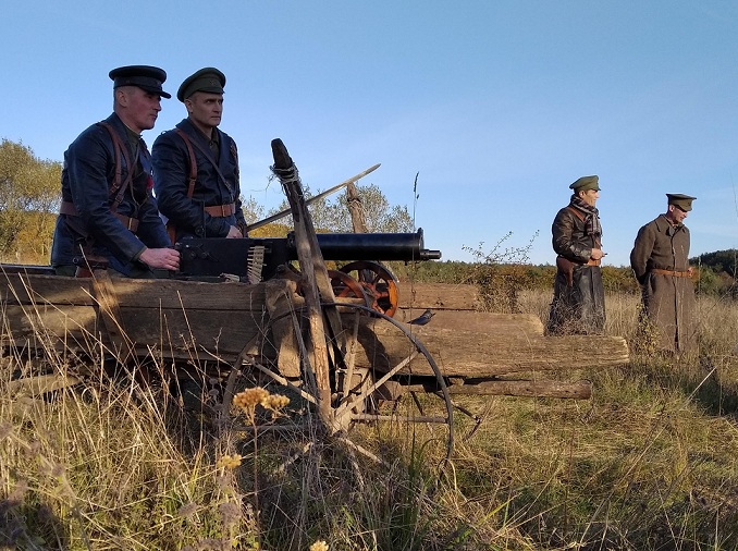 На Рогатинщині знімали художній фільм про повстанців