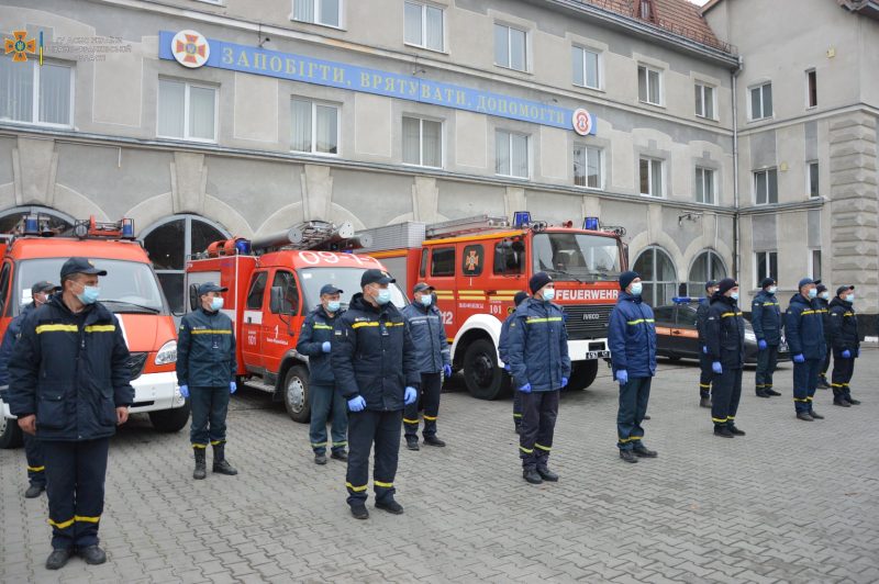 Прикарпатські рятувальники повернулися із зони ООС ФОТО