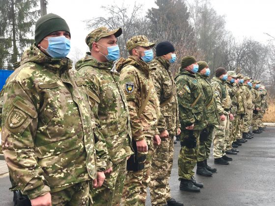 Зведений загін прикарпатських поліцейських вирушив у зону ООС ФОТО