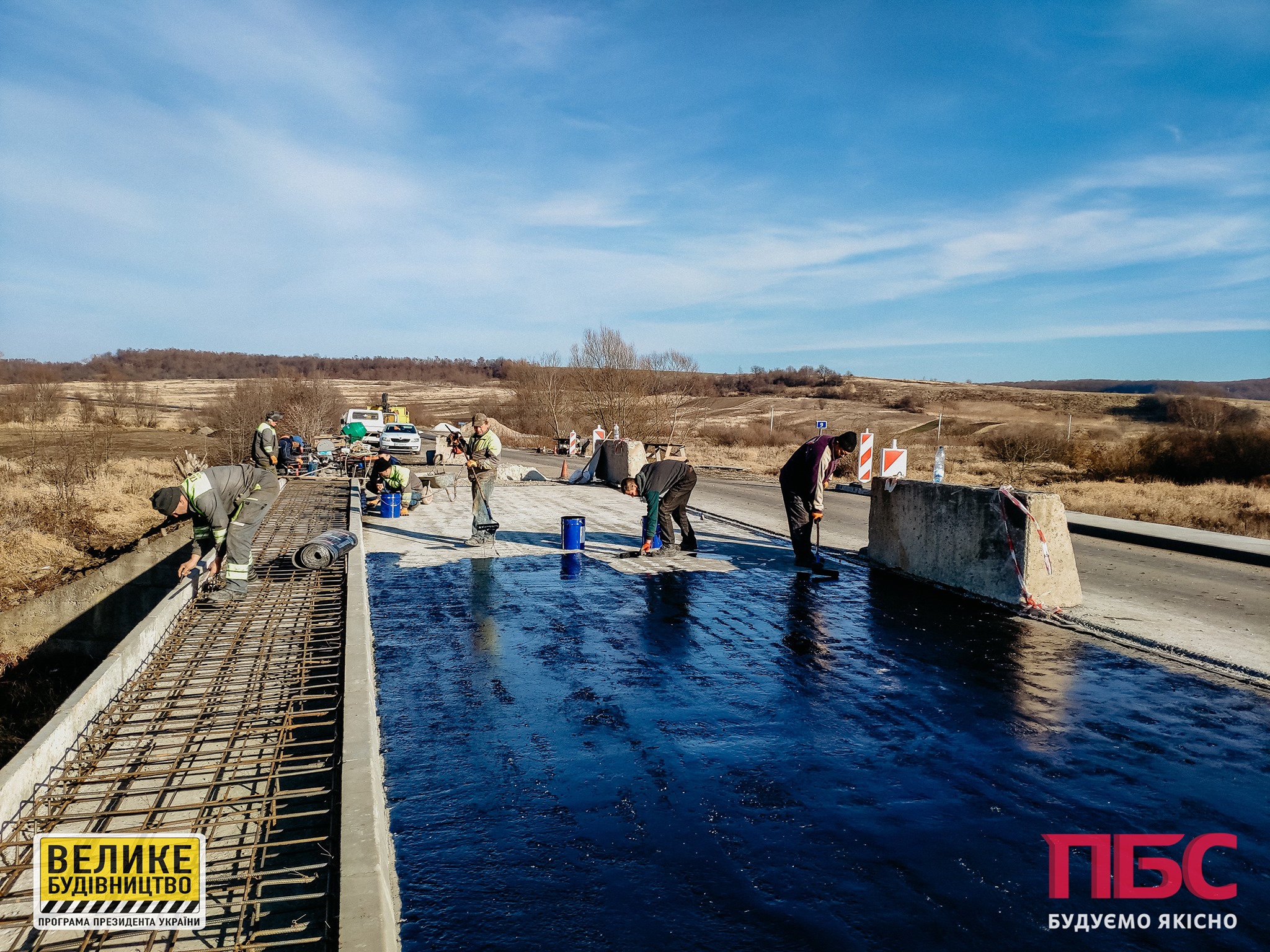 На дорозі Івано-Франківськ – Тернопіль ремонтують мости ФОТО