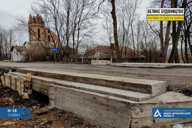 На автодорозі Івано-Франківськ – Тернопіль триває ремонт мостів ФОТО