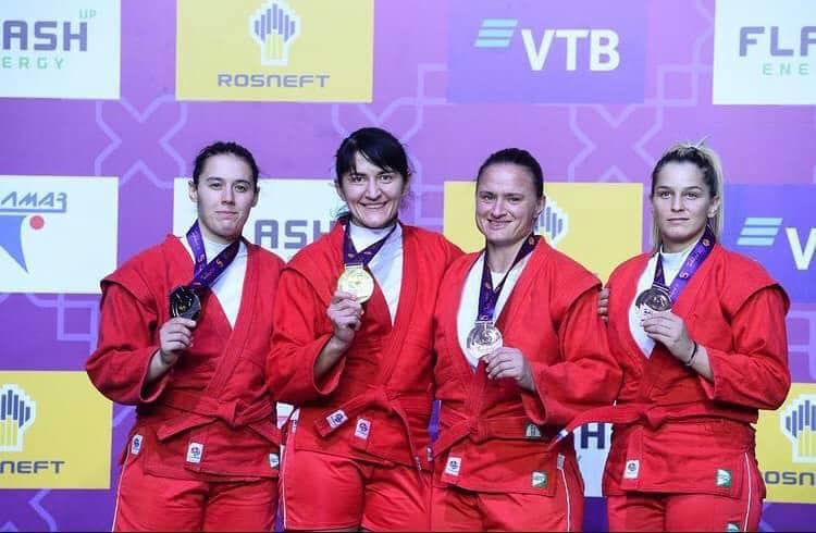 В Івано-Франківську відзначили призерку чемпіонату світу з самбо