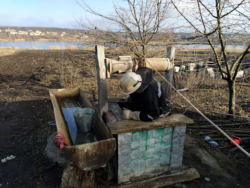 На Прикарпатті собака упала в криницю - довелося викликати рятувальників