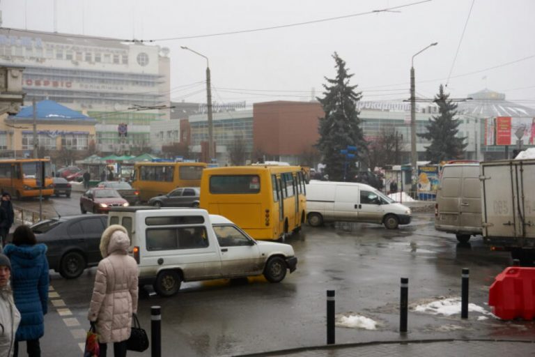 У Франківську реконструюють перехрестя вулиць Галицької – Дністровської