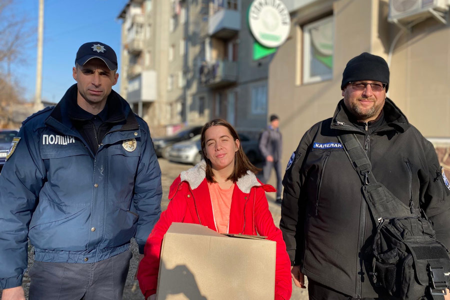 Прикарпатські поліцейські долучилися до акції «Нагодуй убогого»