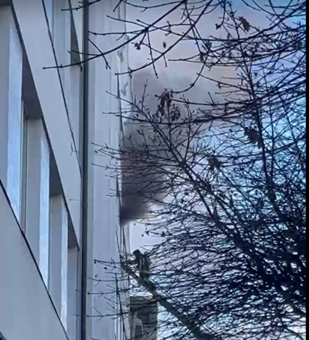 У середмісті Франківська трапилась пожежа ВІДЕО
