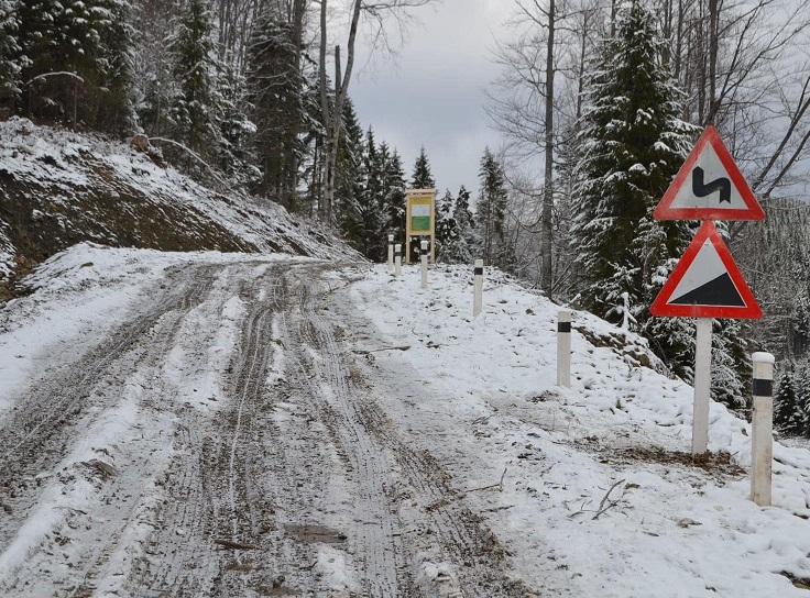 У гірському прикарпатському селі побудували лісову дорогу ФОТО