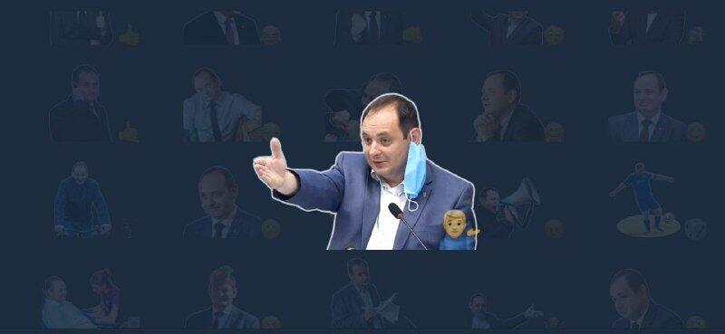 У Telegram з’явилися стікери з міським головою Івано-Франківська Русланом Марцінківим ФОТОФАКТ
