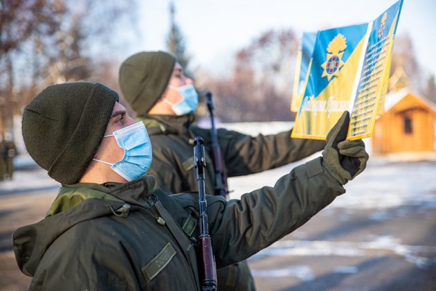 В Івано-Франківську відбулось складання присяги нацгвардійцями ФОТОРЕПОРТАЖ