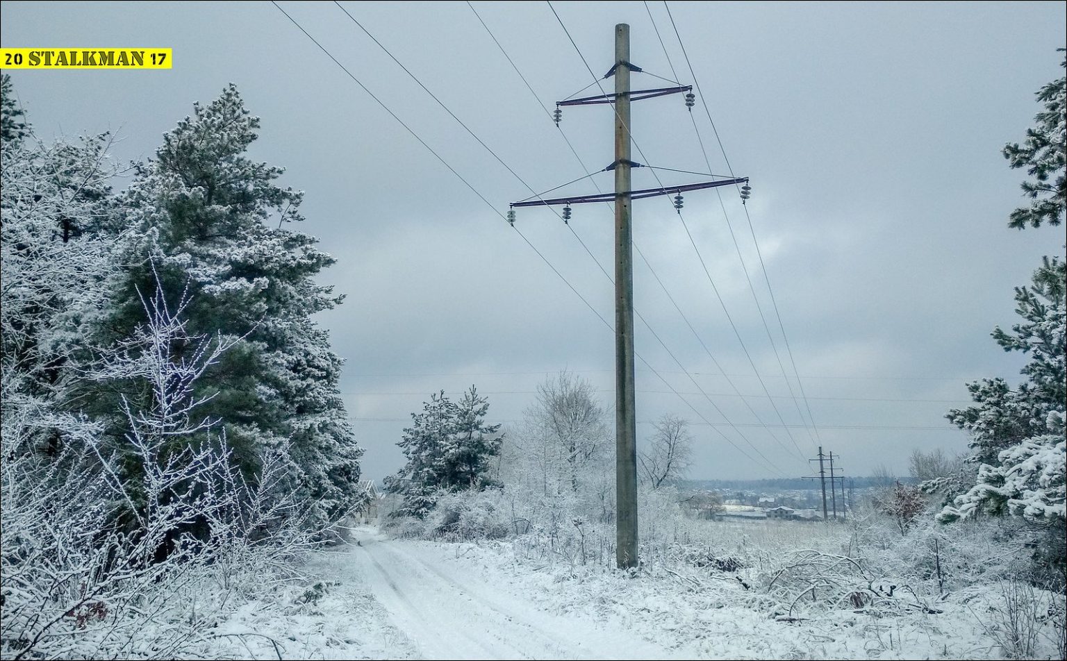Після сильних снігопадів на Франківщині ще й досі є проблеми з електропостачанням