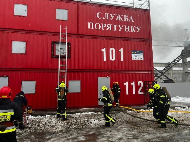 Неподалік Франківська запрацював навчальний комплекс для тренування пожежників ФОТО