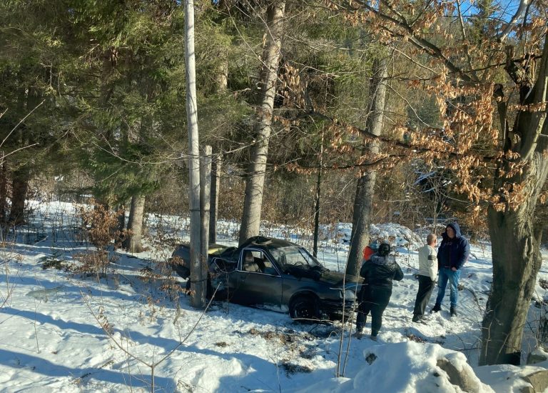 Неначе у більярді: на Франківщині авто злетіло з дороги до лісу та почало відбиватися поміж деревами ФОТО