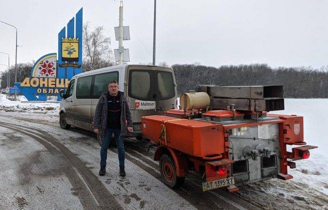 “Мальтійці” доставили з Івано-Франківська на Схід вже сьому польову кухню