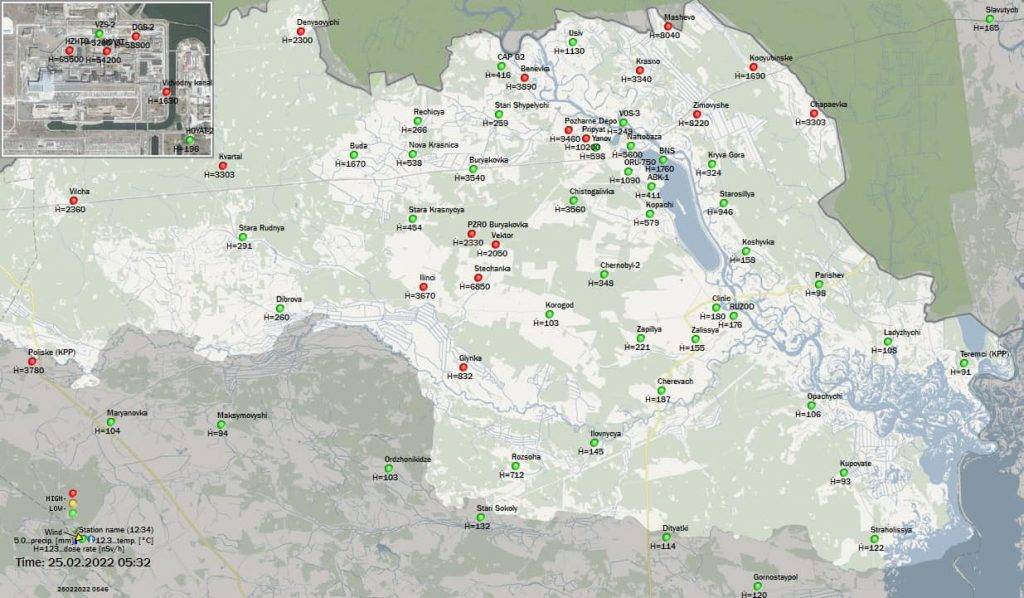 У Чорнобильській зоні, де наразі перебувають російські окупанти, зафіксували збільшення радіації