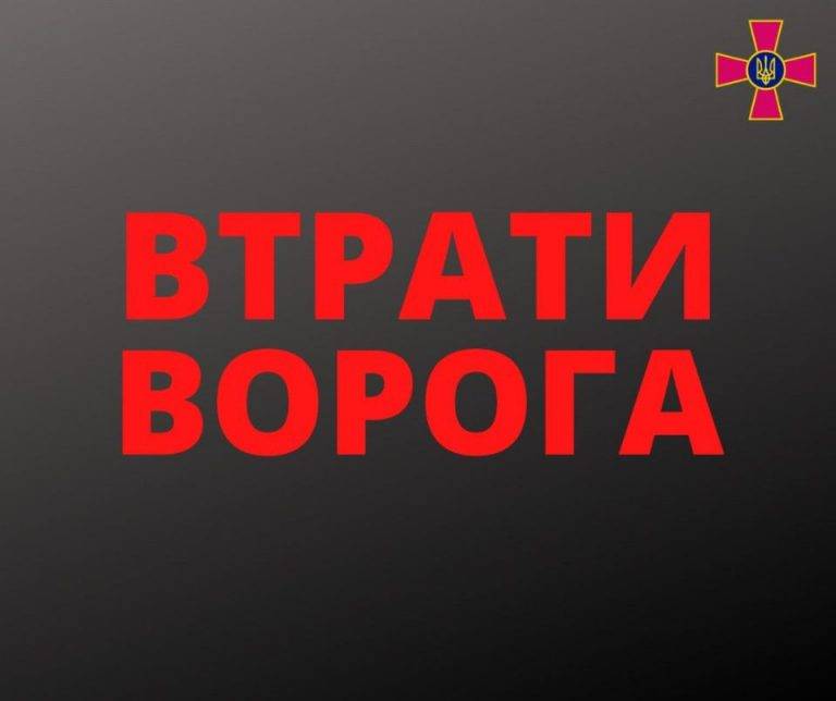 Понад 3500 вбитих солтатів: Втрати ворога станом на ранок суботи