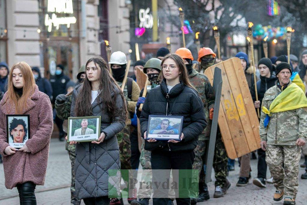 Хода пам'яті,небесна сотня,Революції Гідності