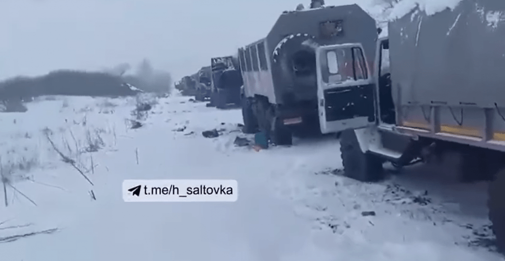 Українські бійці розбили цілу колону Росгвардії під Харковом ВІДЕО